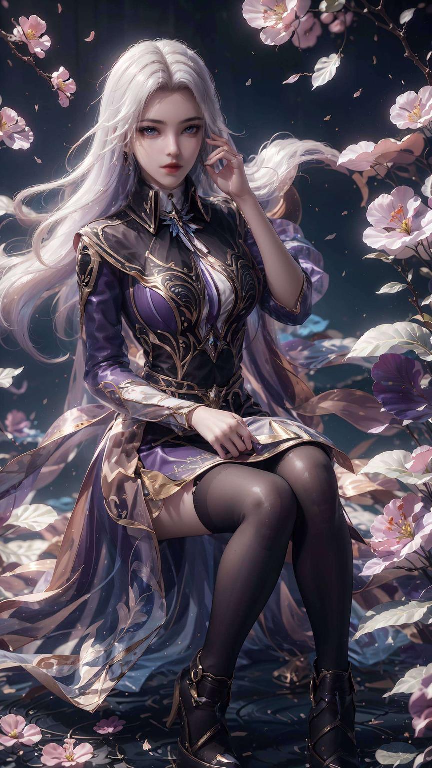 细腻画风这古风壁纸美爆了！斗罗大陆里的凌落宸高清变装