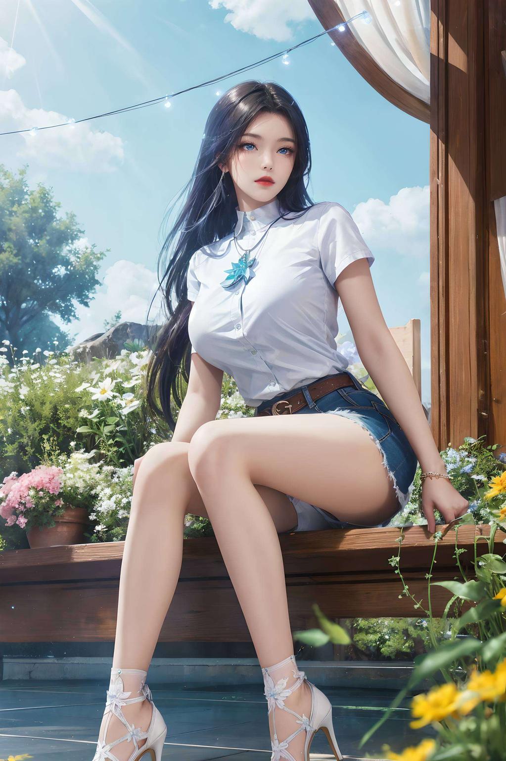 电脑壁纸古香古色古风泳装壁纸