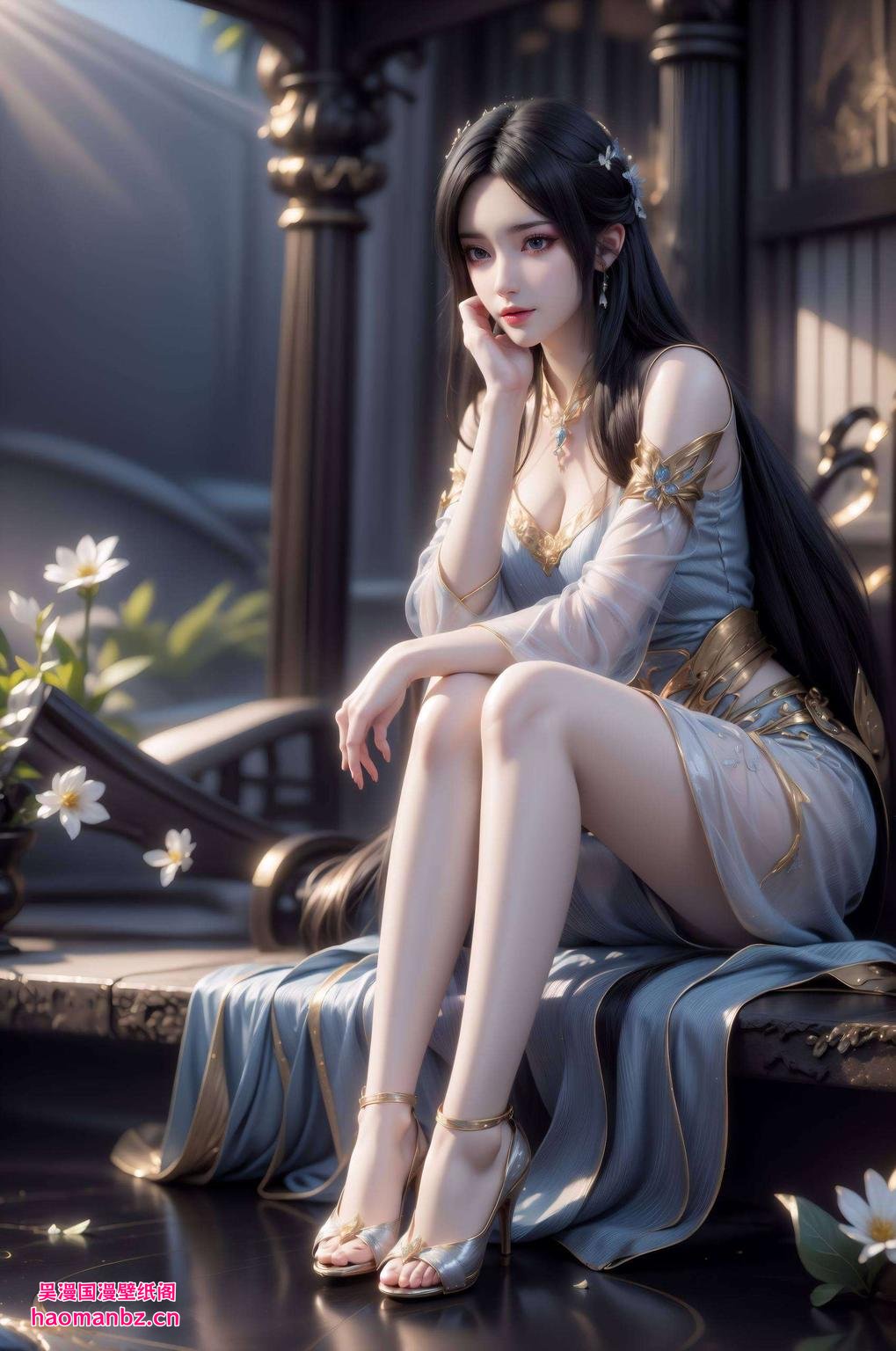 一抹清新宛如穿越千年画卷