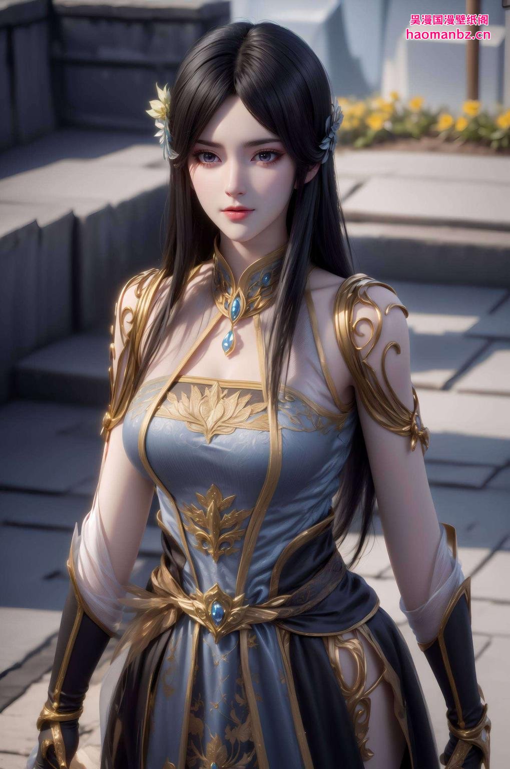 炫彩护眼柳菲同学的超级分辨率笔记本壁纸