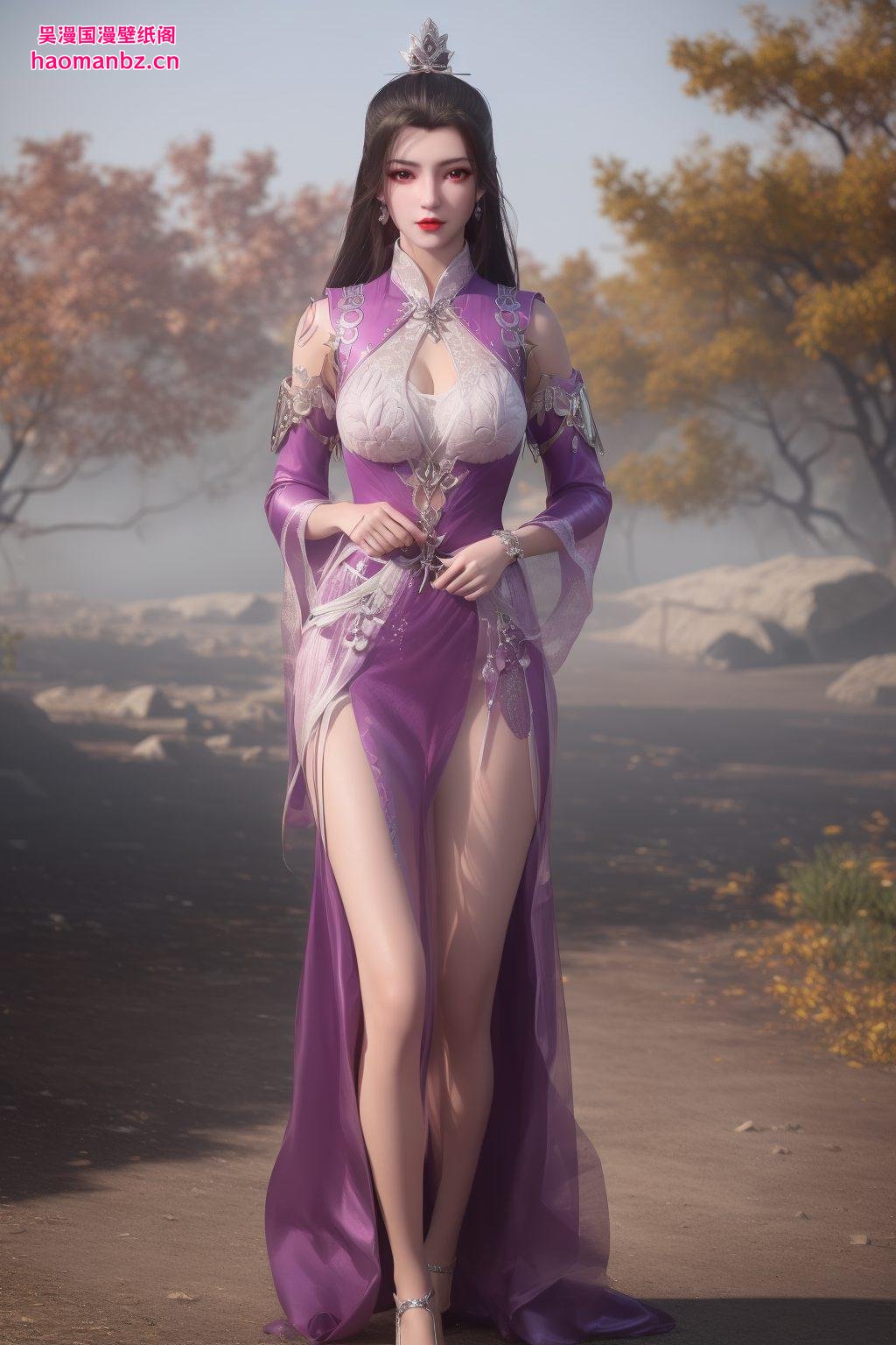 神秘幽深的气质带你领略黑暗仙逆柳眉的高清魅力