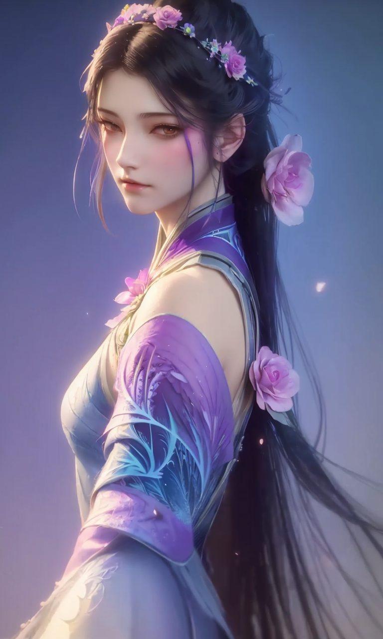 为你的安卓手机增添一抹静谧之美仙逆柳眉AI壁纸