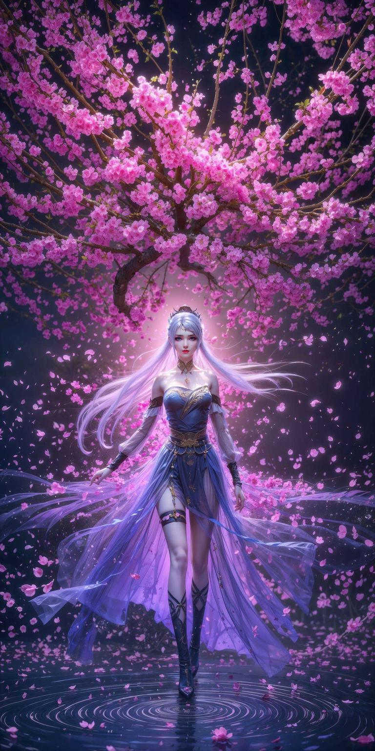 今天给大家带来一组超美的洛璃变装壁纸高清细腻