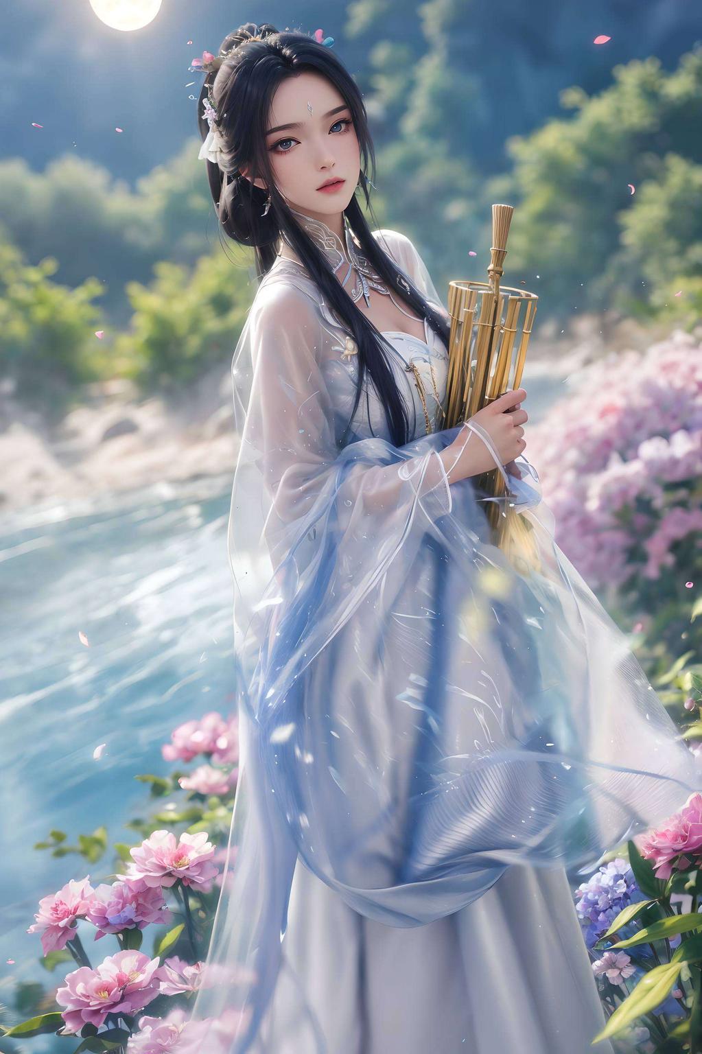 竖屏也惊艳陆雪琪的美貌与清冷气质完美融入