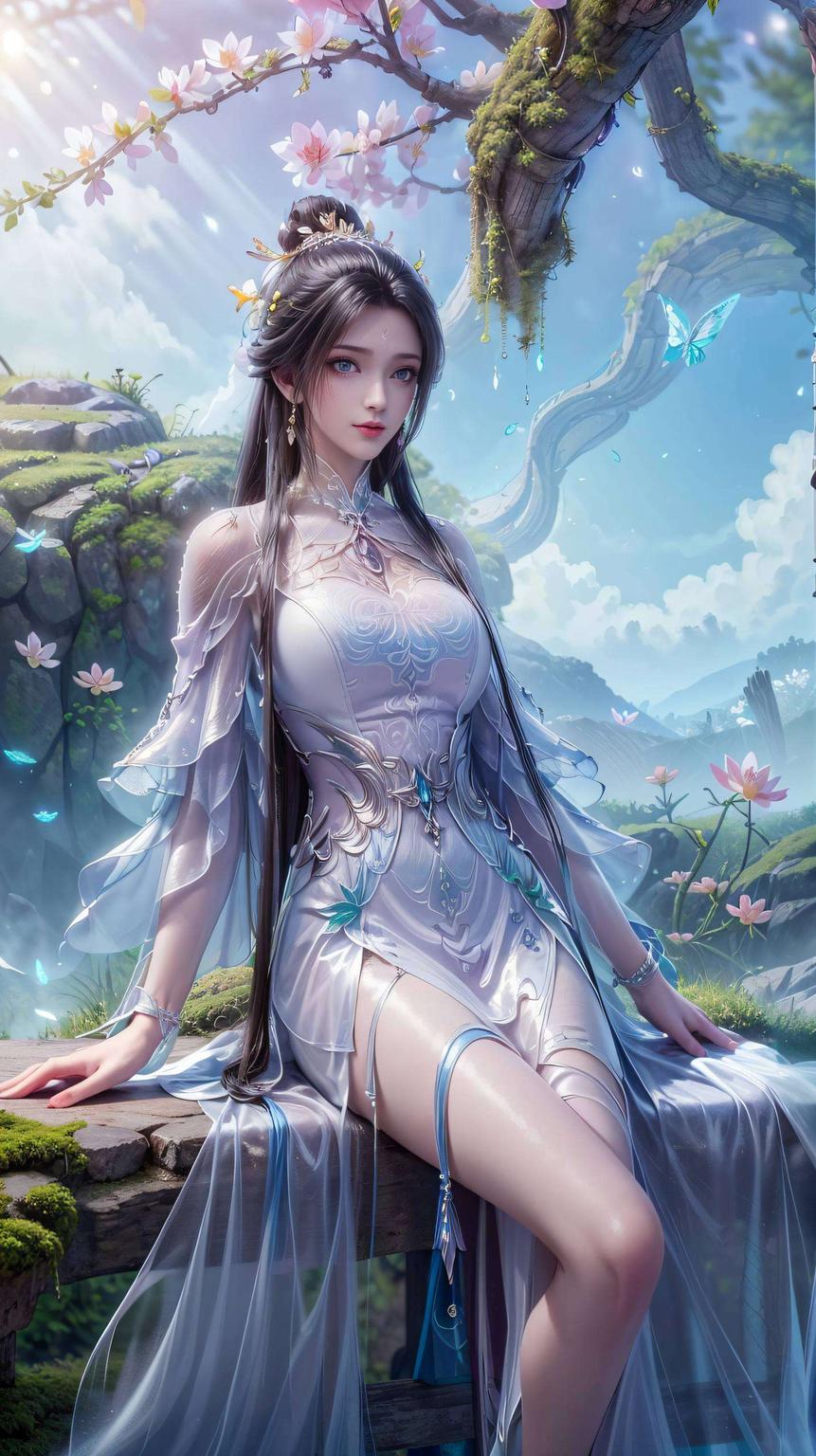 全屏展现那抹清冷的身影