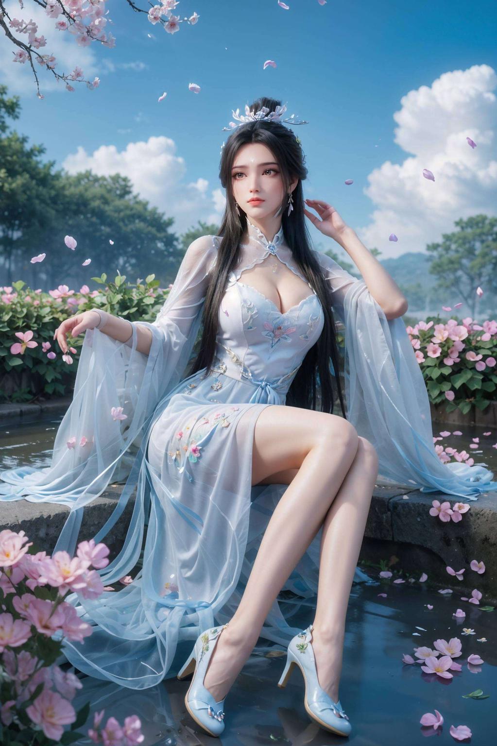 诛仙世界里的冰雪女神一睹倾心