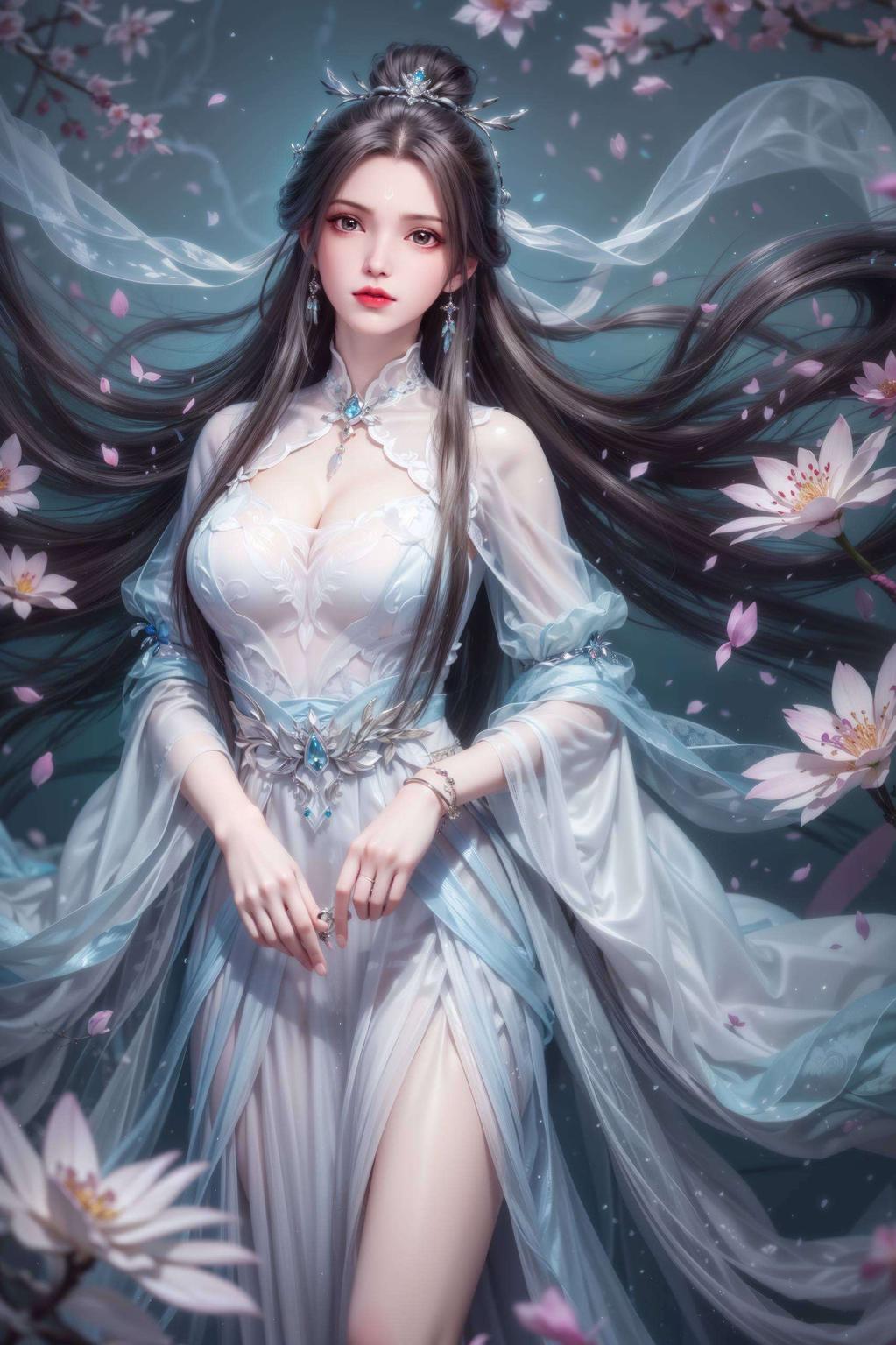 绿色清新诛仙陆雪琪4K壁纸