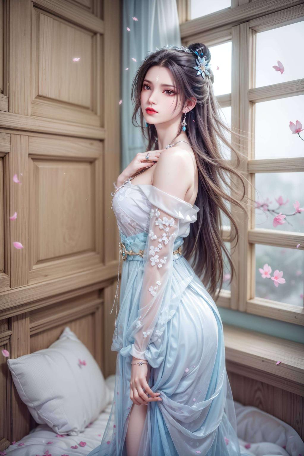 简直美爆了！✨#苹果诛仙陆雪琪壁纸#给大家带来的是苹果诛仙里的陆雪琪