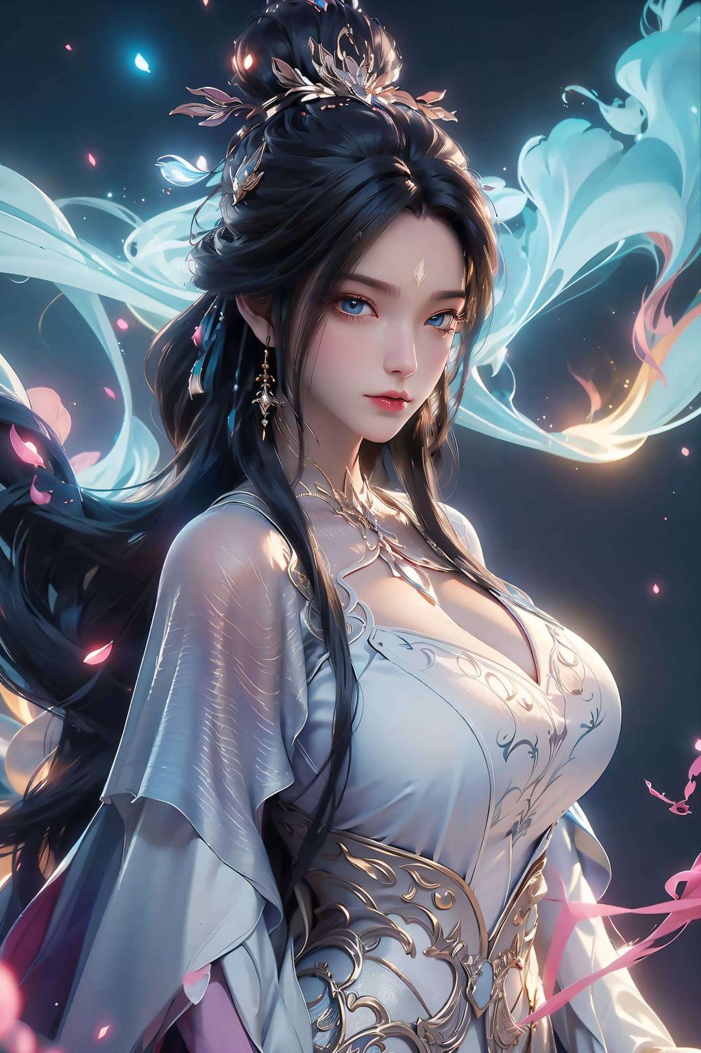 仙气四溢雪中仙子