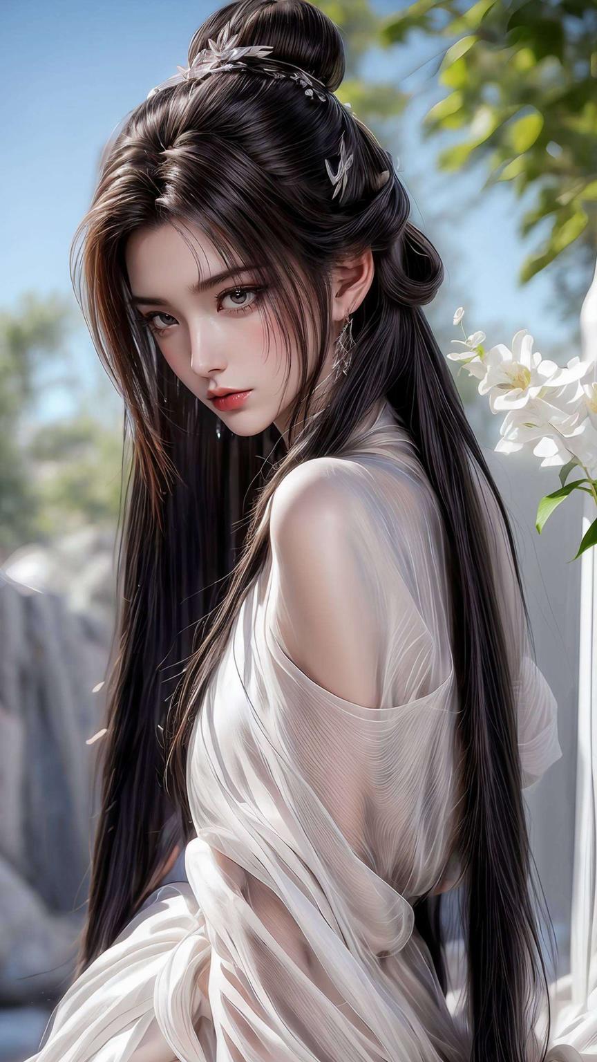 清新脱俗美女动漫壁纸陆雪琪