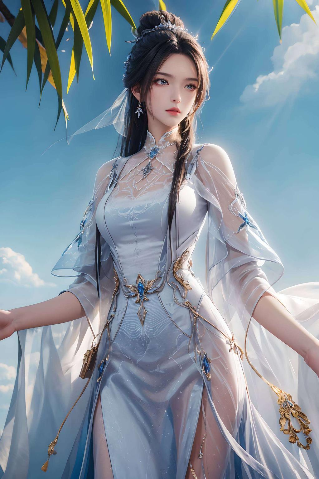 看这紫色调仿佛置身古典仙境