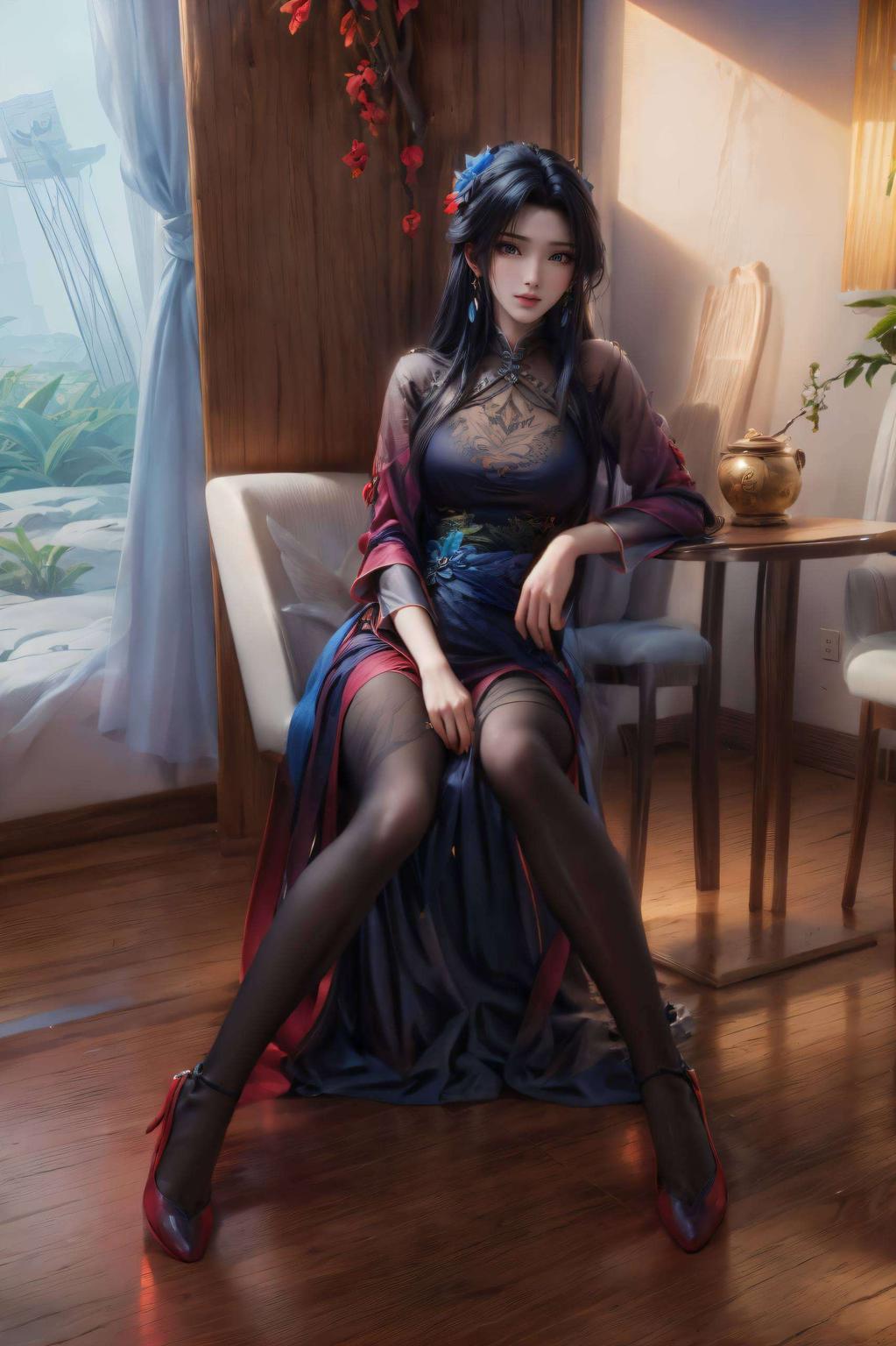 韵味无穷红衣加身