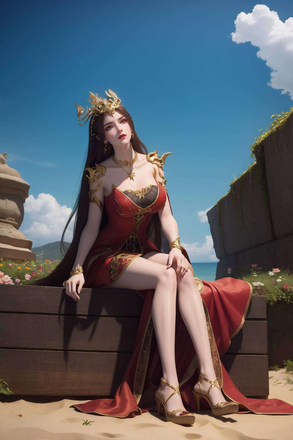 斗破苍穹迷们这款美杜莎全面屏壁纸