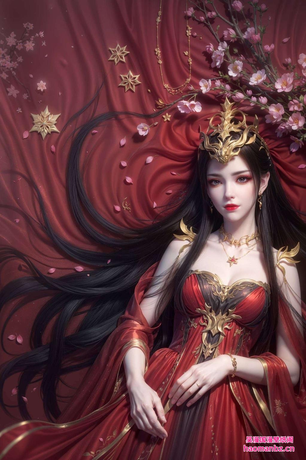 瞬间点亮你的屏幕！这款电脑壁纸美杜莎女王气场全开！炫彩苹果风