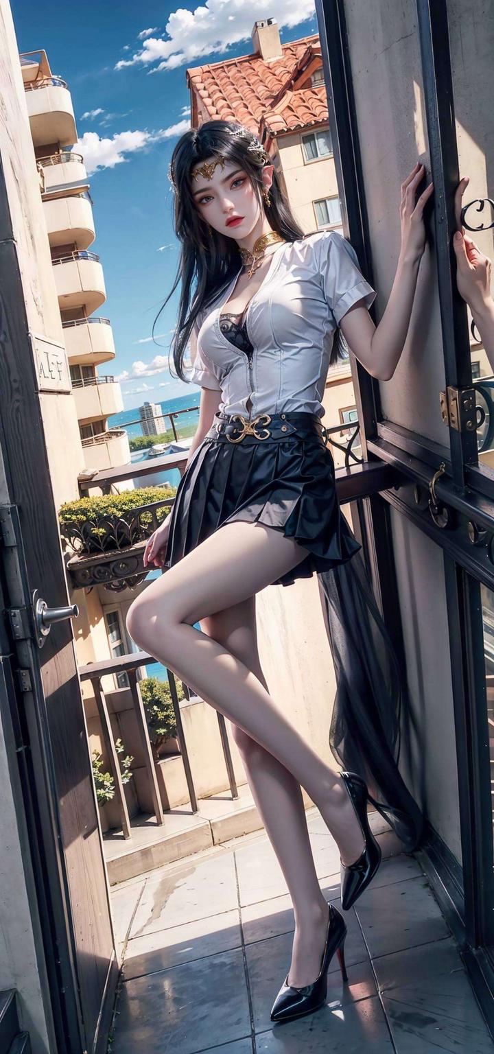 真是让人眼前一亮！✨”今天给大家带来一款超好看的护眼壁纸！🎉 这款是以斗破苍穹中美杜莎泳装造型为主题的iPhone桌面装饰图