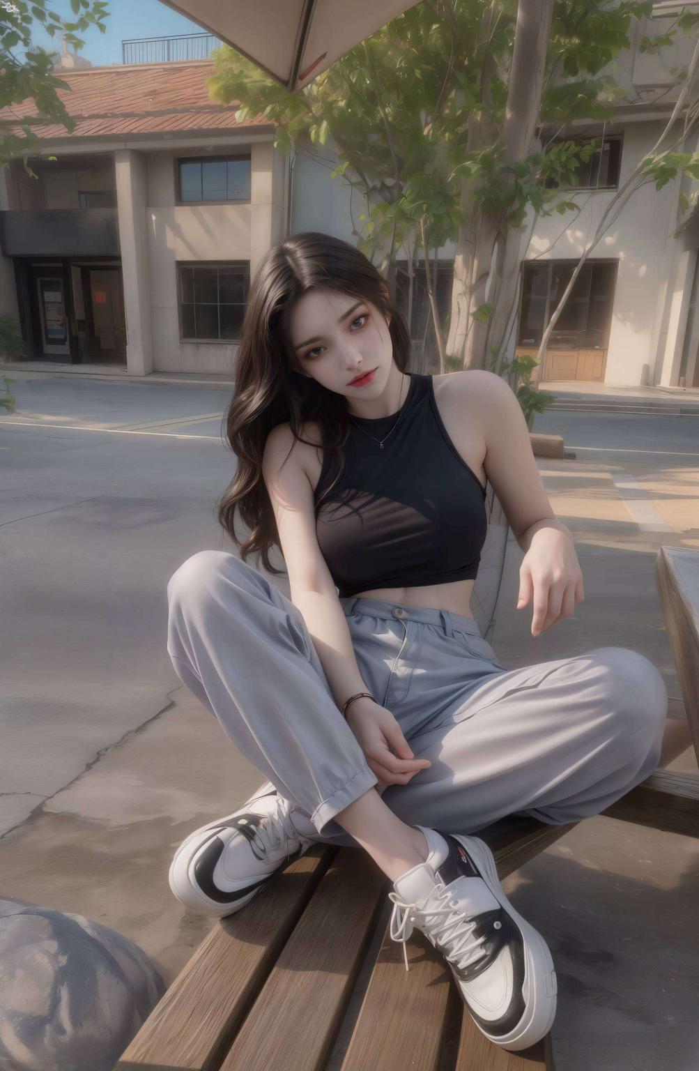 神秘眼神深邃迷人美杜莎全黑色高清壁纸