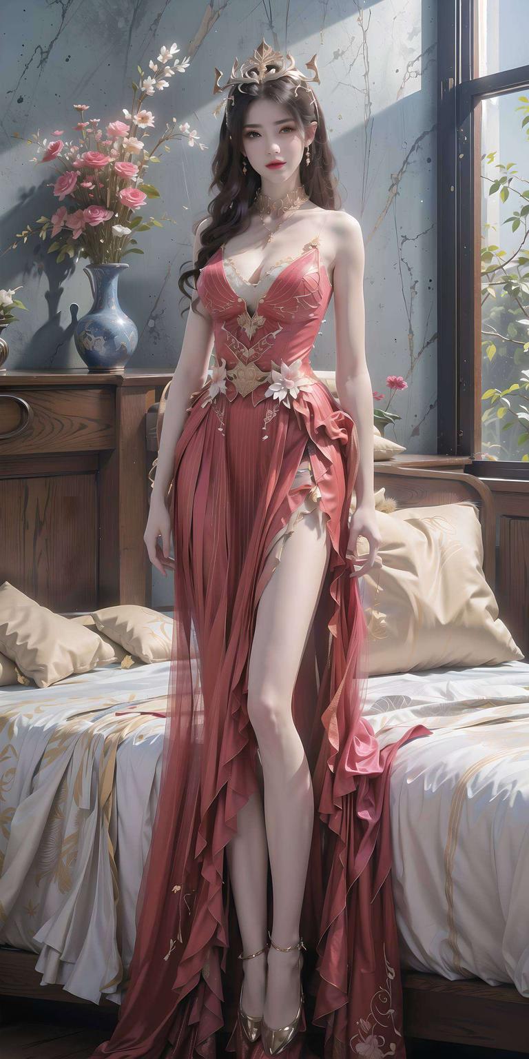 斗破苍穹中美杜莎桌面上的蛇蝎美人