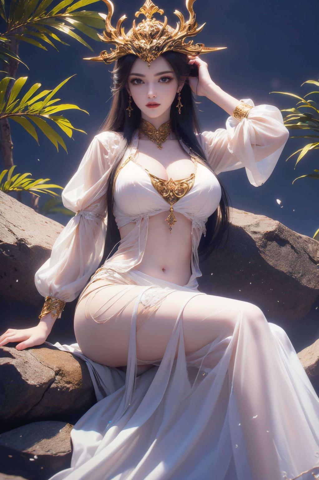 AI国漫女神美杜莎身材壁纸