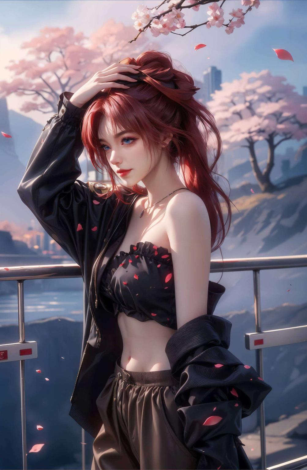 这古风静态壁纸细腻笔触勾勒出古典韵味