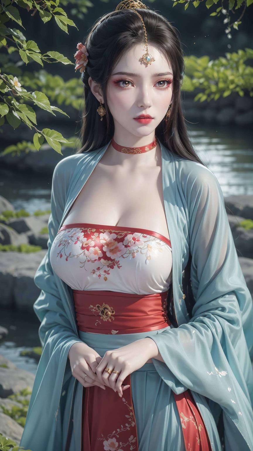 炫彩壁纸新篇章！高清女头像墨色飘渺中绽放光彩