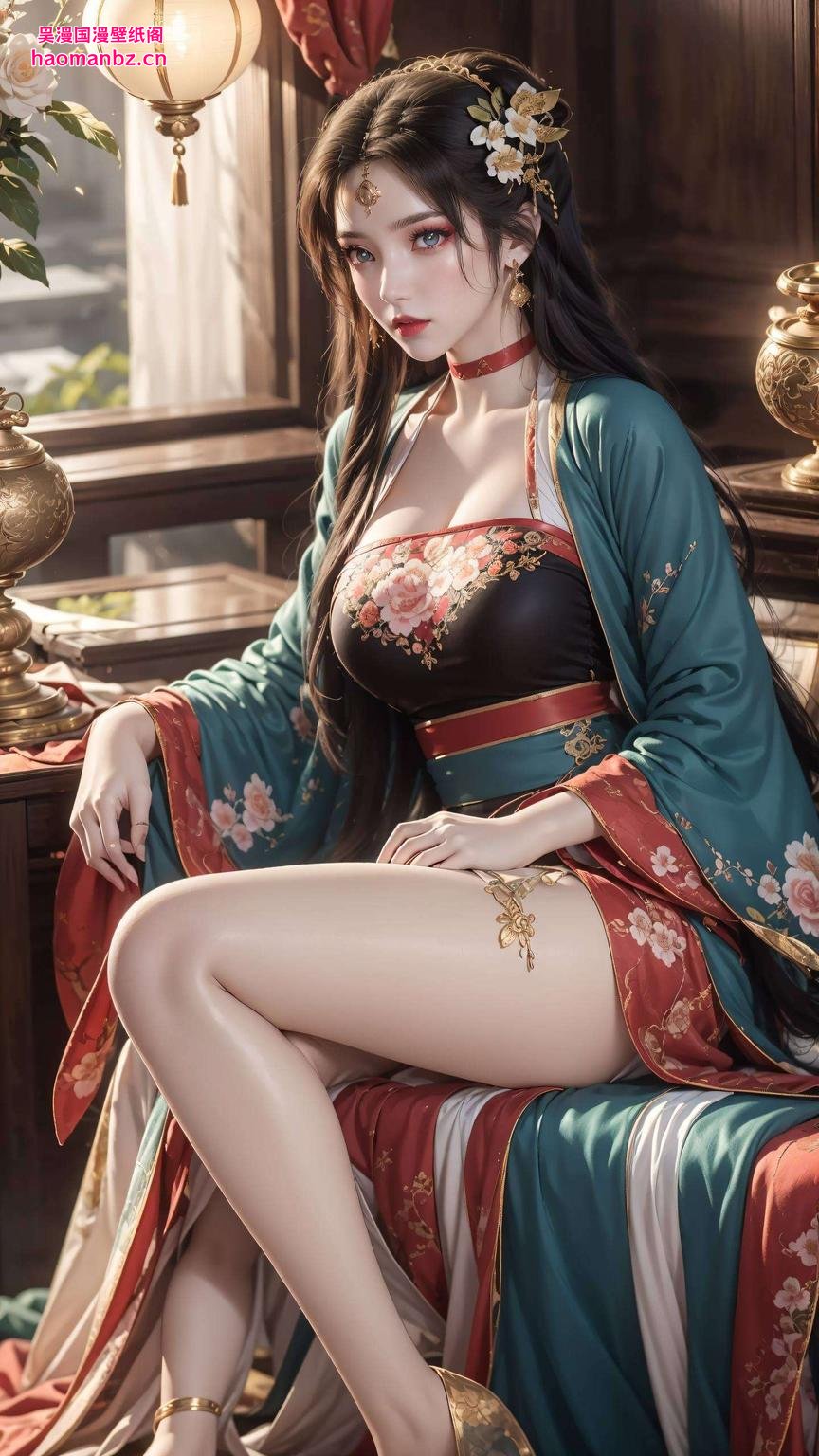 可是我们的AI国漫女神墨云原图哦！高清细腻让你的平板瞬间变身艺术馆！