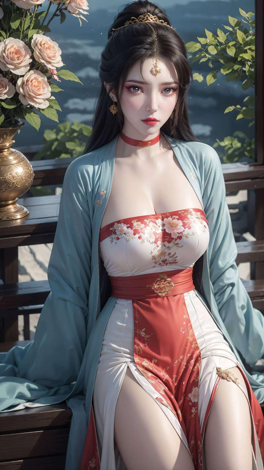 墨云飘渺3D虚拟人物壁纸仙逆墨云