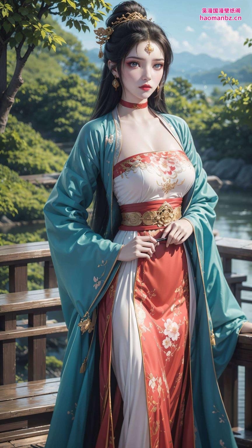 尽显高贵气质眼神深邃