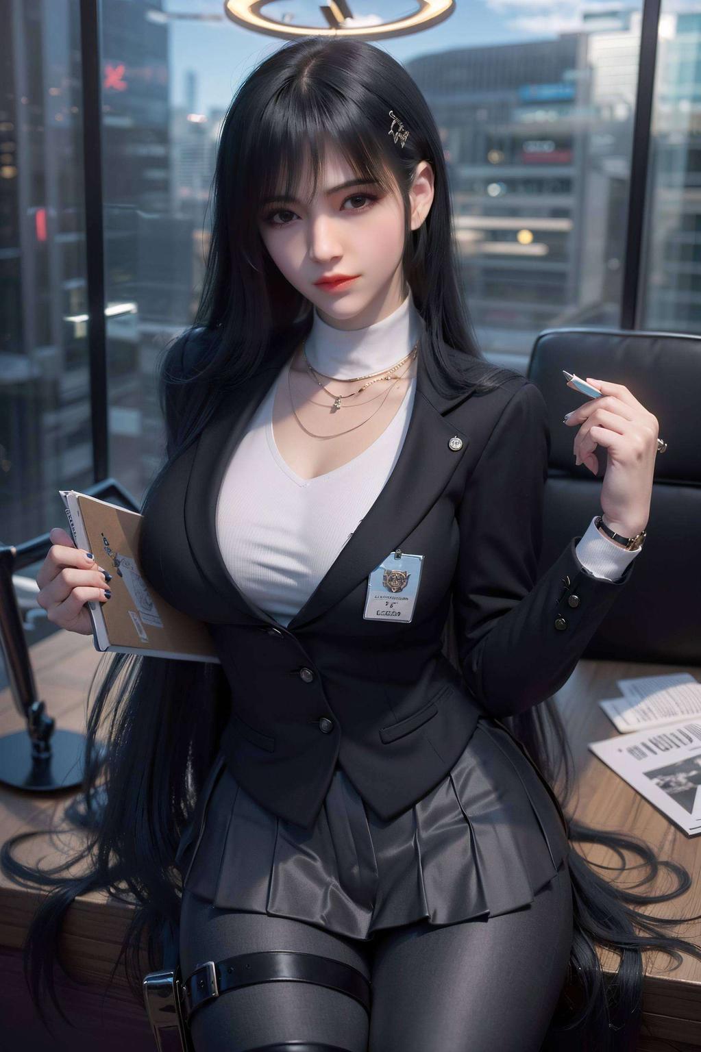 细节丰富主角是我们熟悉的雄兵连琪琳！看这全身壁纸