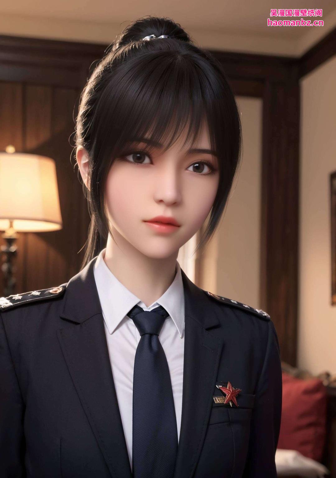 完美匹配你的Ins风手机！高清壁纸里的雄兵连琪琳“嘿