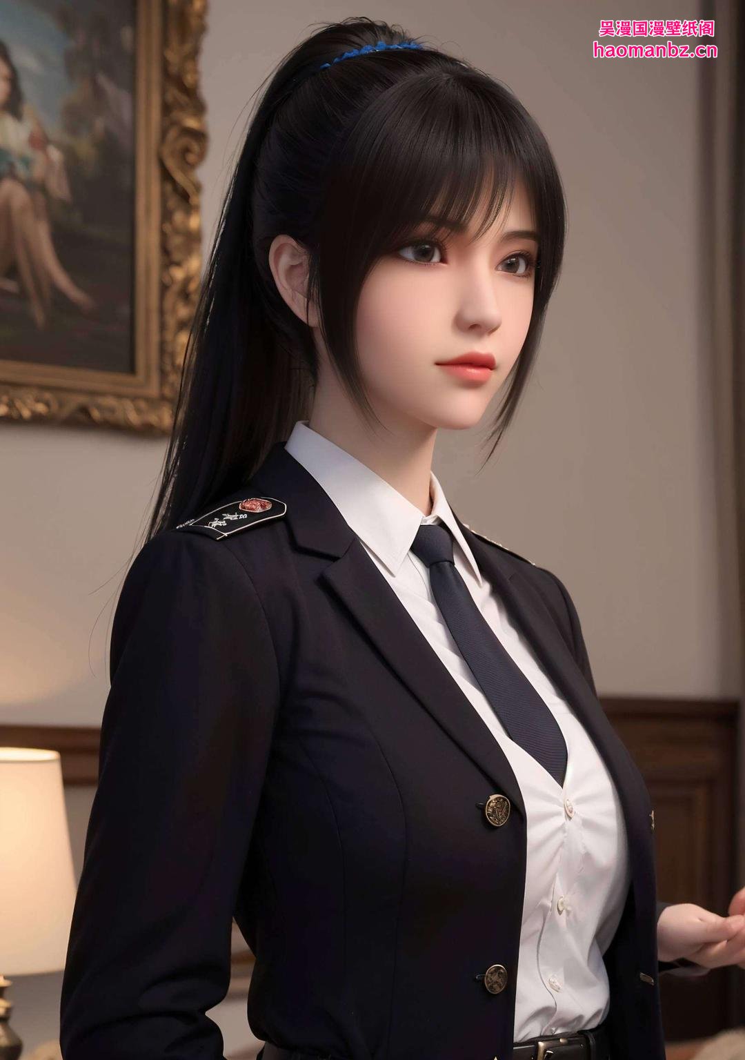 每一帧都是战斗女神的精彩瞬间！将雄兵连琪琳的英勇形象完美融入手机桌面