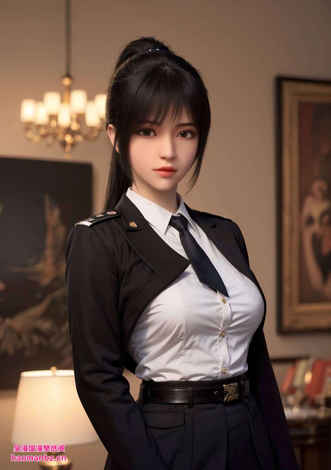 主角是咱们的雄兵连女神琪琳！高清细腻各位！今天给大家带来一组苹果炫彩风的唯美壁纸