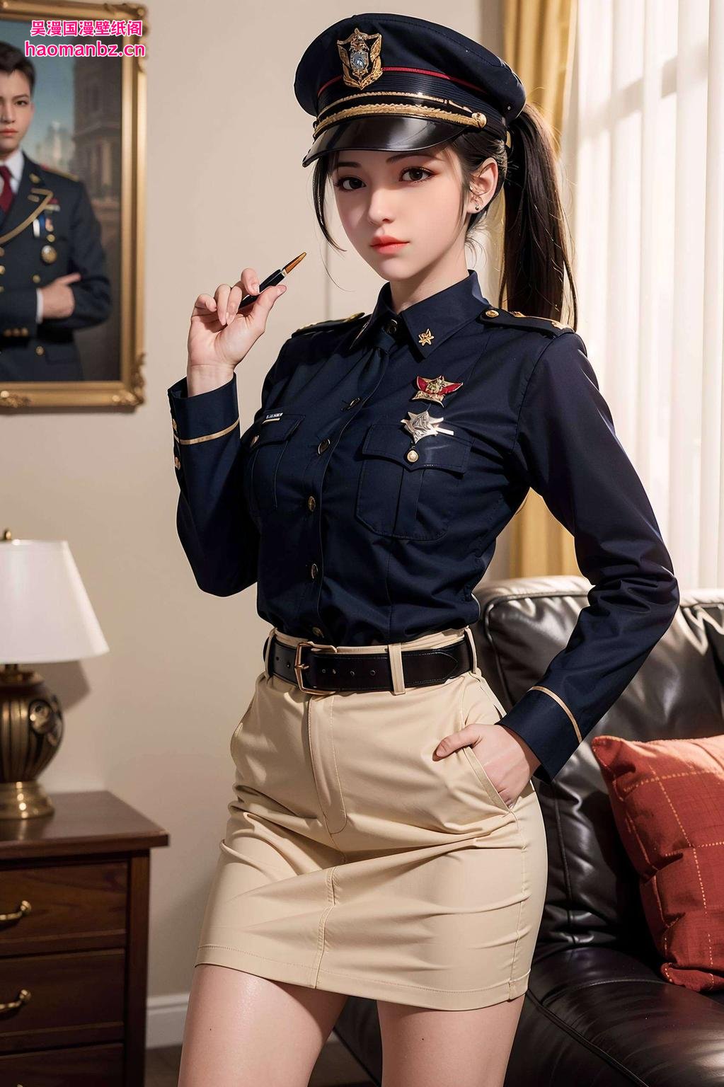 给大家带来雄兵连琪琳的10秒全屏动态壁纸细节满分