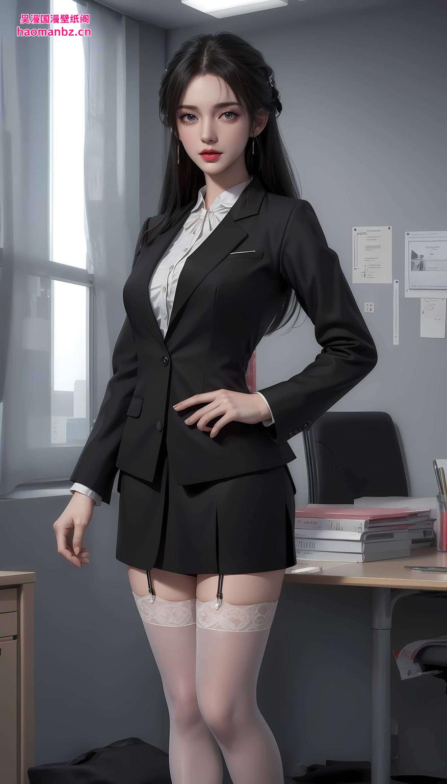 云曦清漪这款壁纸美得像一幅艺术画作！淡雅的色彩