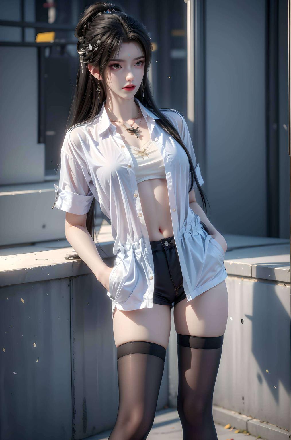 高清画质清漪AI壁纸美图