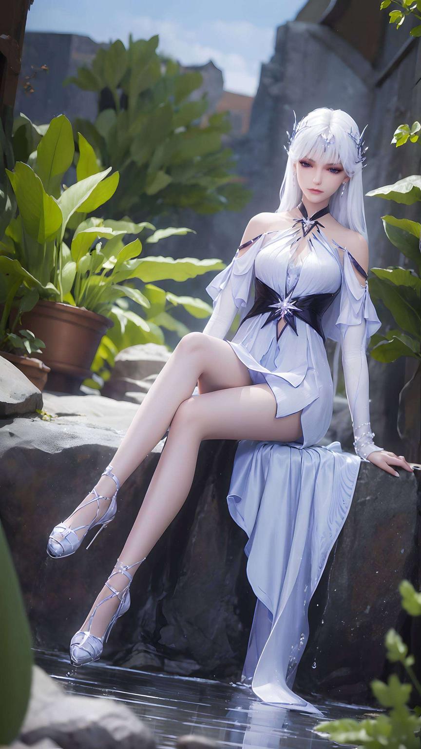 这款圣采儿高冷图片让你的安卓桌面瞬间变身酷炫战场！