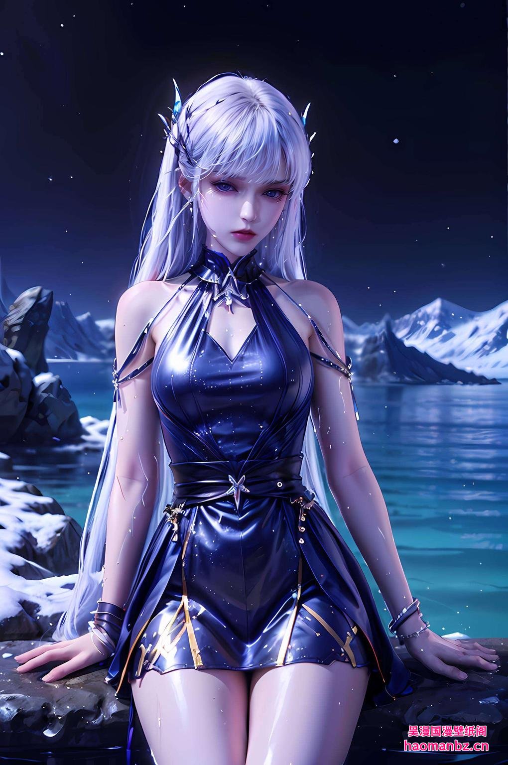 圣采儿壁纸炫彩视界！细腻纹理