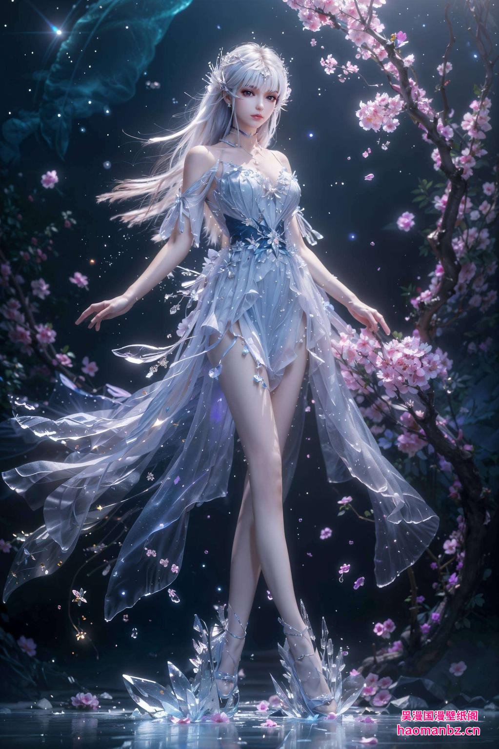 圣采儿手牵手细腻的笔触