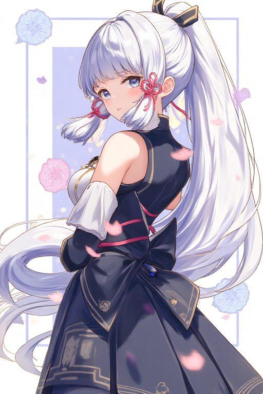 细节满分这二次元壁纸简直绝了！看看这神里凌华