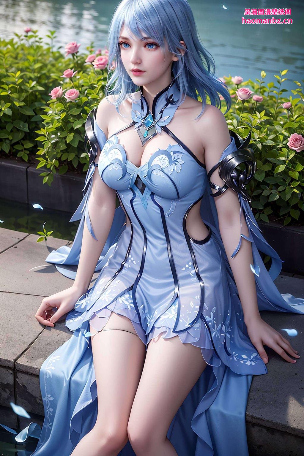 诉说着千年的等待她轻纱覆面