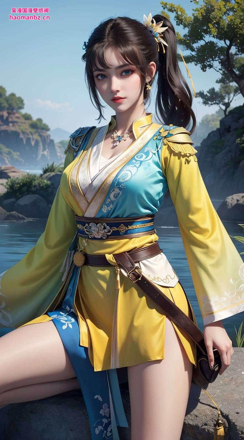 绝对让你眼前一亮！看这司空千落背景图英姿飒爽