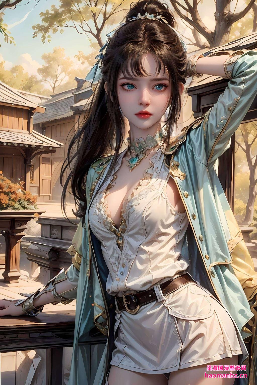 剑眉星目英姿飒爽