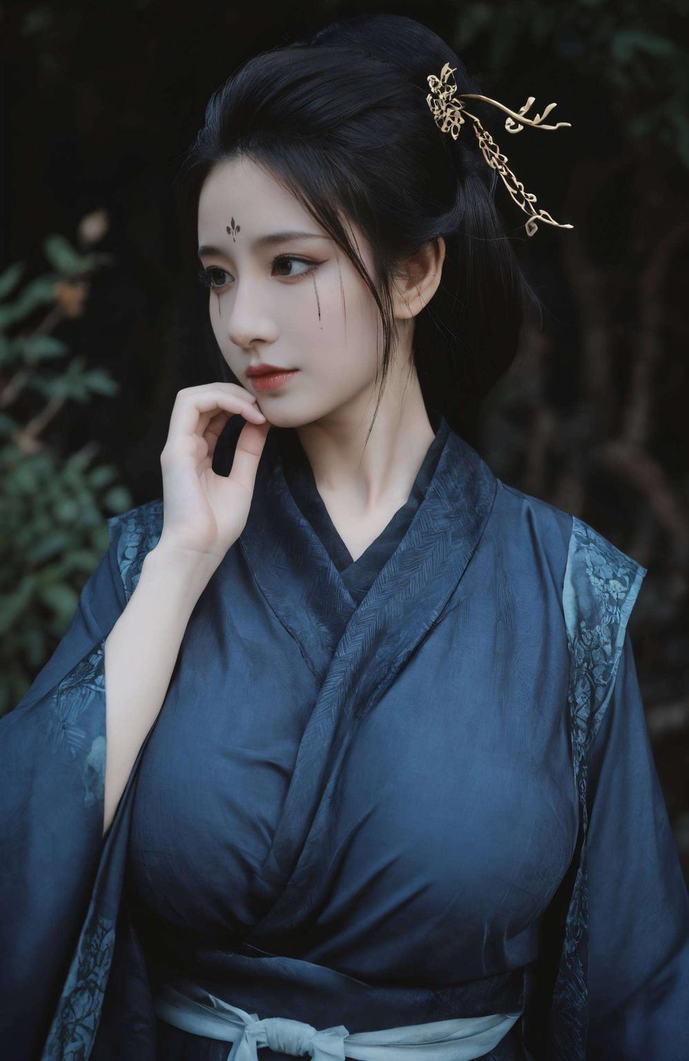 古风壁纸尽显唯美像素之美四妹轻提裙摆