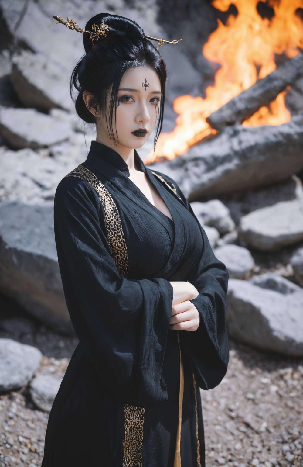 四妹黑化电脑桌面瞬间变身神秘领域