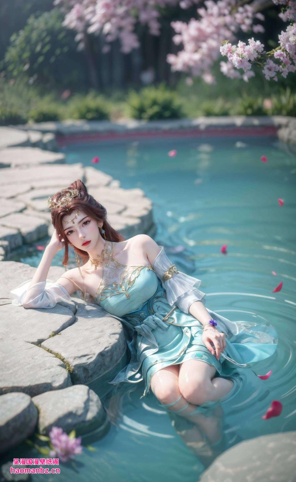 绿色清新苏灵韵壁纸集