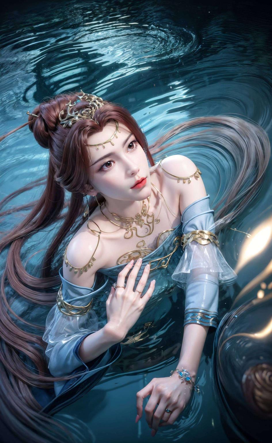 她的设计简直绝了！画面中的她今天给大家带来这款震撼的动漫壁纸！看这色彩