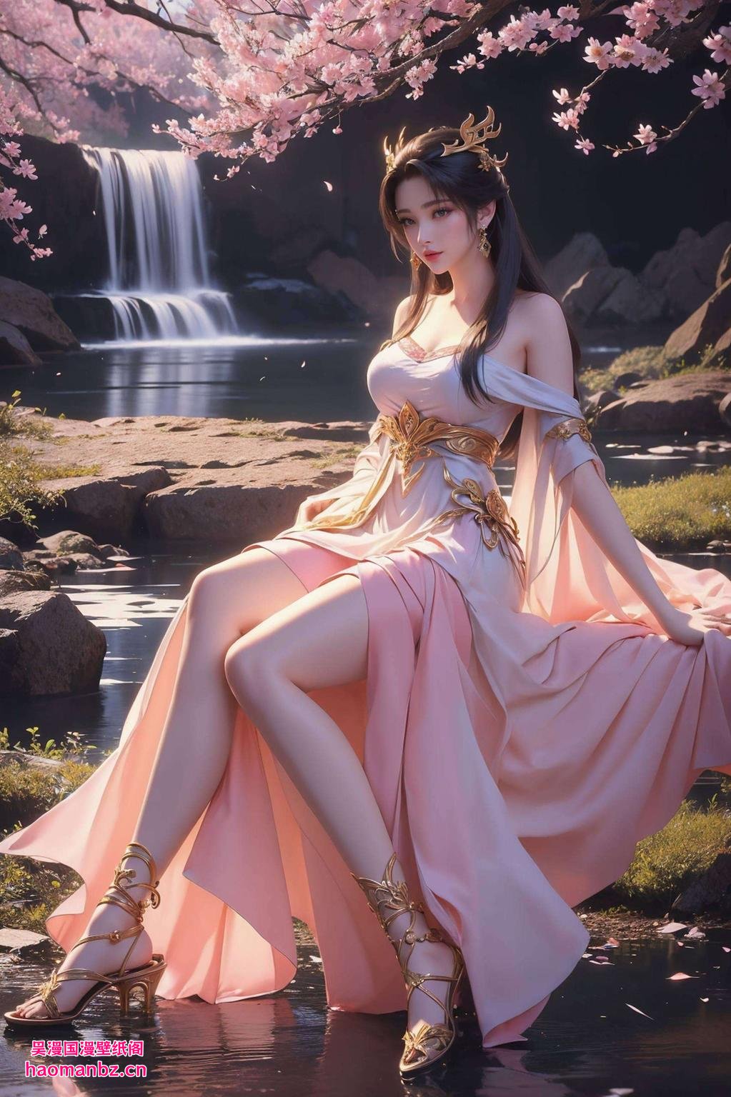 国漫女神天狐仙子壁纸美得让人心动！细腻笔触勾勒出仙子飘逸身姿