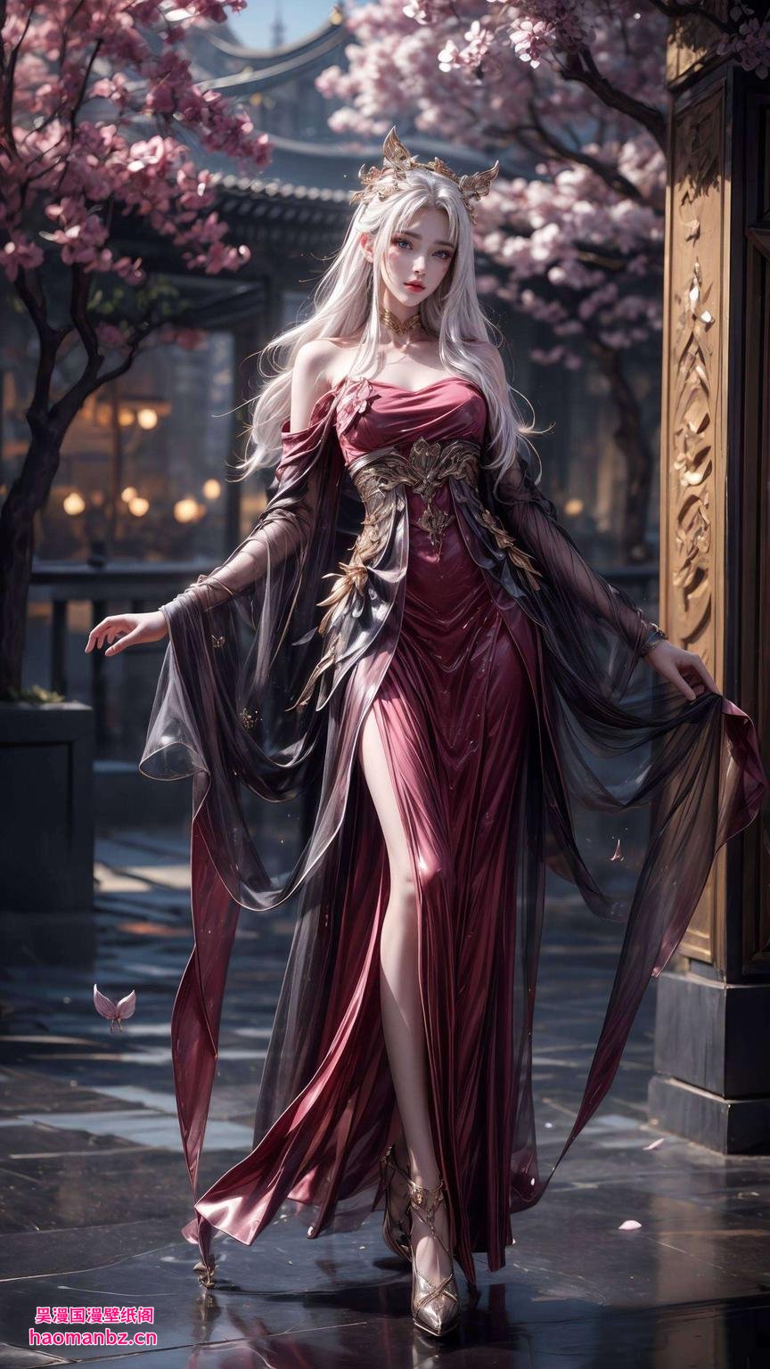 简直是完美像素的艺术品！高清细腻这款高分辨率的天狐仙子横屏壁纸