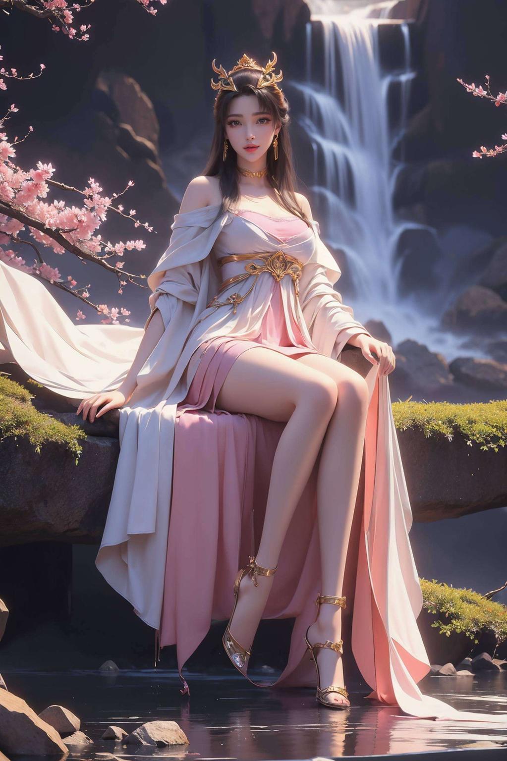 今天给大家带来一款超甜的iPhone粉色壁纸！这款壁纸以天狐仙子为主题图片中的她清纯可爱