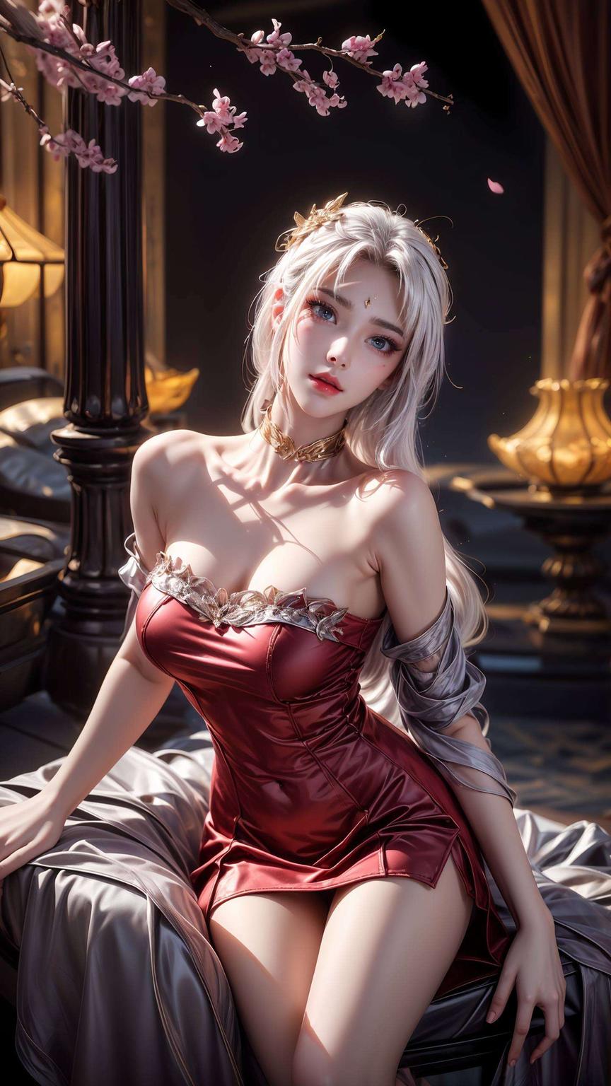 浪漫梦幻搭配天狐仙子全屏动态锁屏壁纸