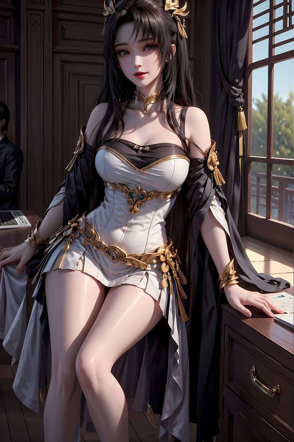 让你的手机桌面瞬间变身仙境这款超好看的天狐仙子横向壁纸